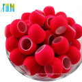 wholesale rubber fluorescent color acrylic spacer beads 10*12mm